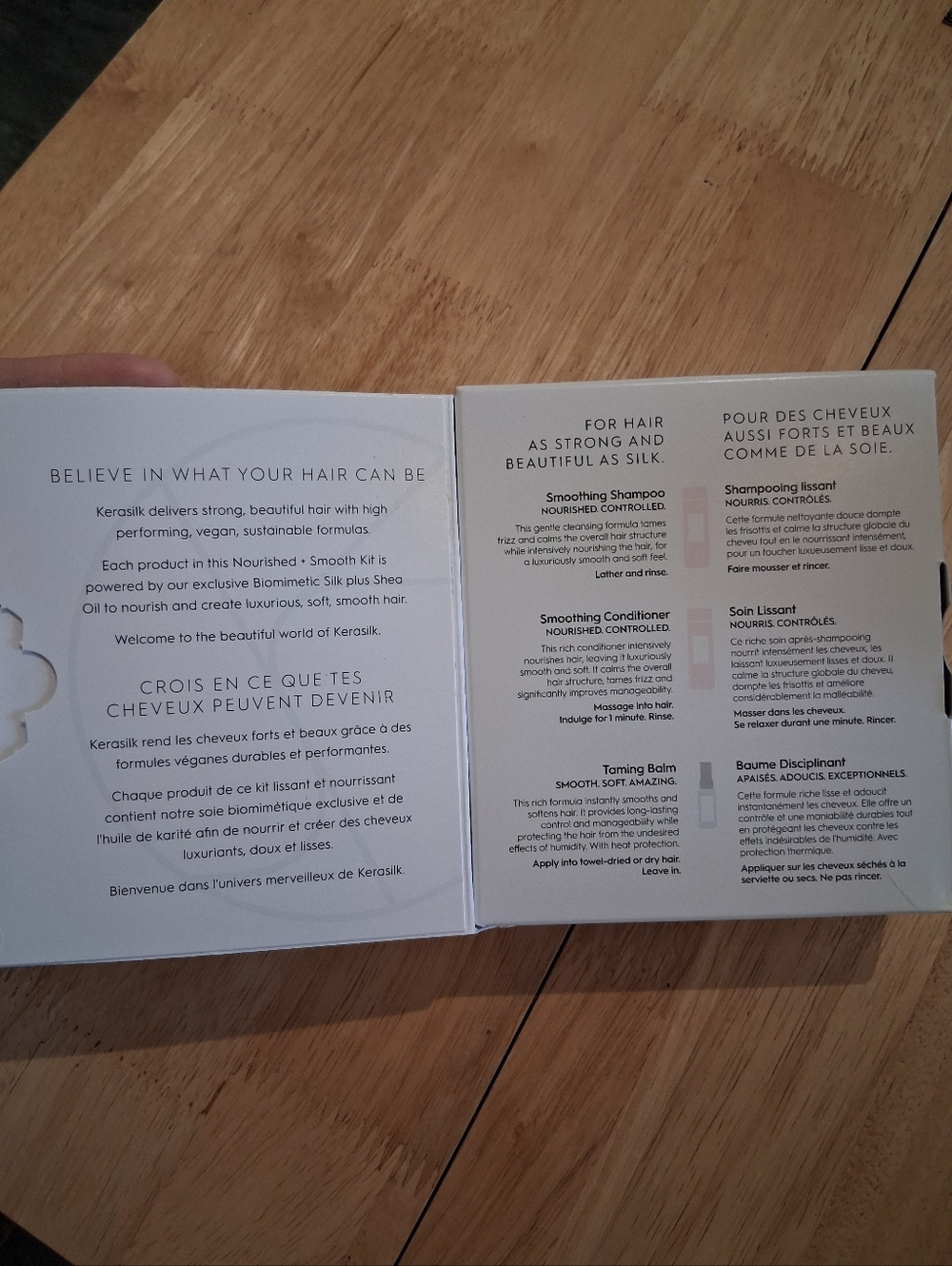 NEW Kerasilk Nourished Smooth Hair Care Set (Shampoo, Conditioner + Balm) - Picture 4 of 6